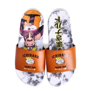 Naruto Shippuden Ichiraku Ramen Shop Men’s Slides Size 7
